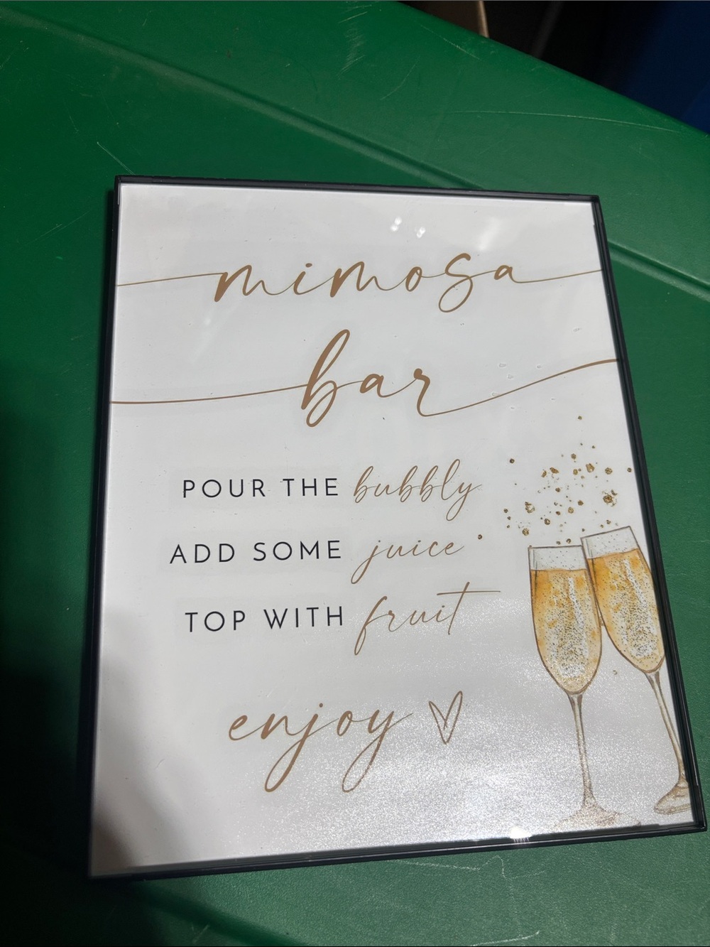 Mimosa Bar Sign